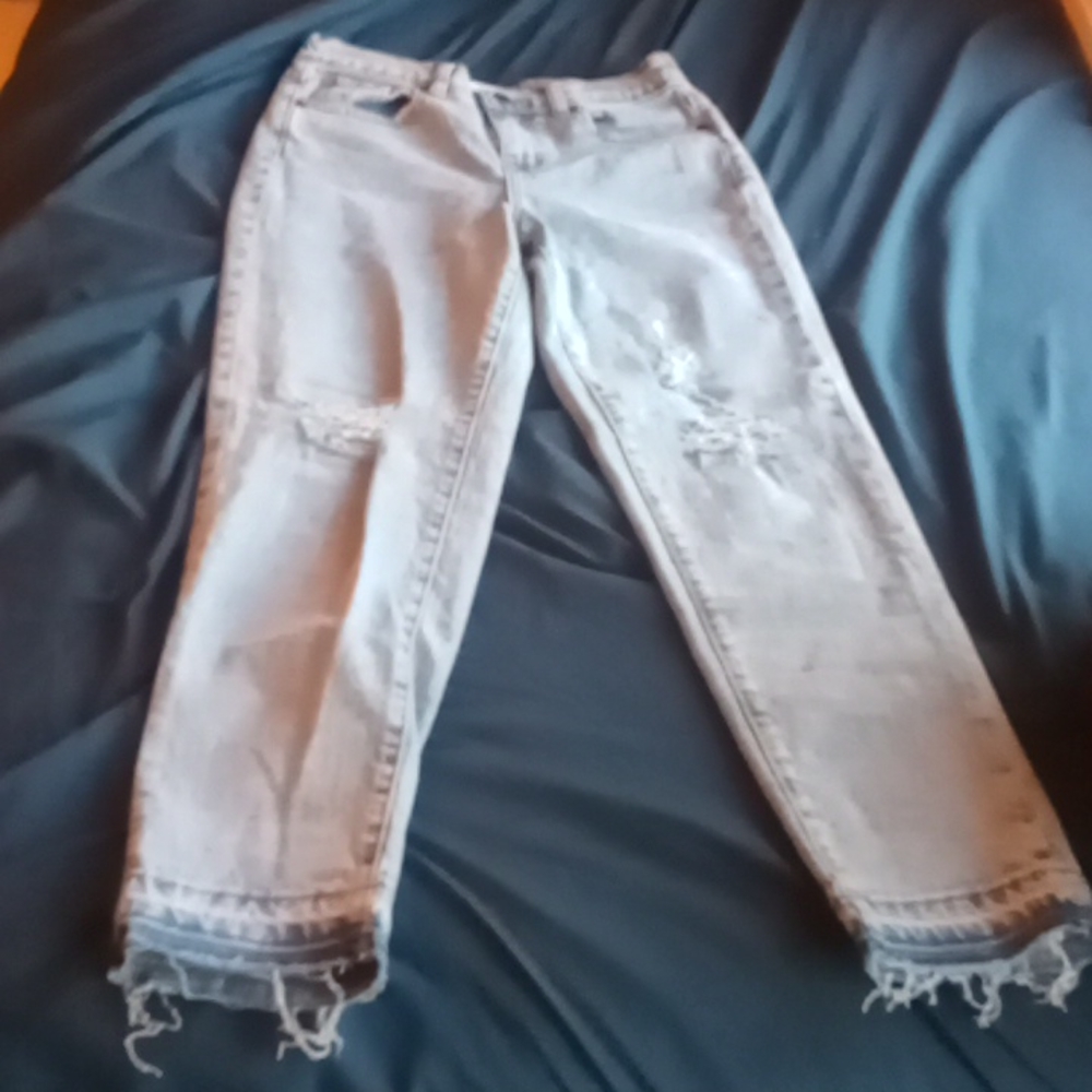 A pair of blue Cat & Jack straight waist 👖 pants